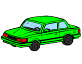 Disegno Automobile classico  pitturato su S2 L2