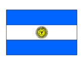 Disegno Argentina pitturato su nr <3