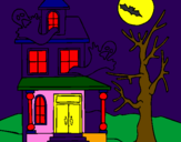 Disegno Casa del terrore pitturato su Miry