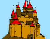 Disegno Castello medievale  pitturato su djflavio20