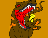Disegno Velociraptor  II pitturato su nicolo:/sjwkwj