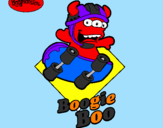 Disegno BoogieBoo pitturato su elena