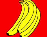Disegno Banane  pitturato su giadacevini              