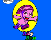 Disegno LilyBoo pitturato su katryn