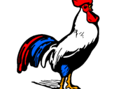 Disegno Gallo gagliardo  pitturato su snoopy