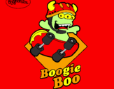 Disegno BoogieBoo pitturato su federico