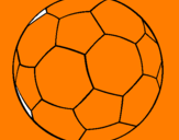Disegno Pallone da calcio II pitturato su daniel