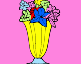 Disegno Vaso di fiori pitturato su antonellacs