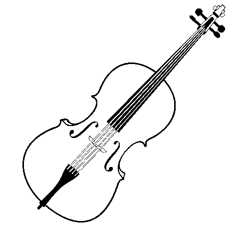 Disegno Violino Colorato Da Utente Non Registrato Il 29 Di Gennaio Del 2012