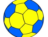 Disegno Pallone da calcio II pitturato su benny