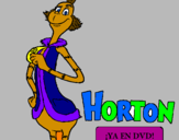 Disegno Horton - Sindaco pitturato su gaiad tiozzo