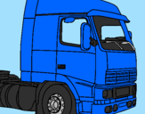 Disegno Camion pitturato su bilico 