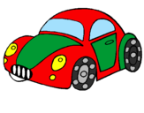 Disegno Auto giocattolo  pitturato su macchina