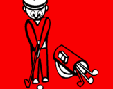 Disegno Golf II pitturato su renato nughedu