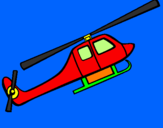 Disegno Elicottero giocattolo pitturato su ESTER E DARIO