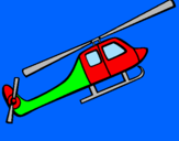 Disegno Elicottero giocattolo pitturato su FRANESCO
