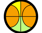 Disegno Palla da tennis II pitturato su simone
