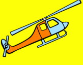 Disegno Elicottero giocattolo pitturato su mattia5