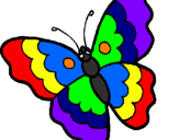 Disegno Farfalla  pitturato su Maria 99