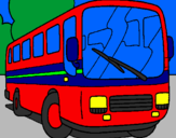Disegno Bus pitturato su DAVIDE