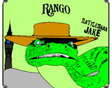 Disegno Rattlesmar Jake pitturato su marta