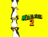 Disegno Madagascar 2 Pinguino pitturato su Francesco