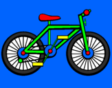 Disegno Bicicletta pitturato su daniel