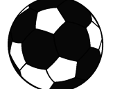 Disegno Pallone da calcio II pitturato su matteo ottaviano