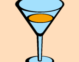 Disegno Cocktail pitturato su Giorgia 