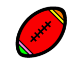 Disegno Pallone da calcio americano II pitturato su renato nughedu