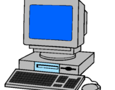 Disegno Computer 2 pitturato su marta