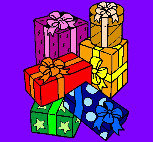 Disegno da colorare regalo di Natale - Disegni Da Colorare E Stampare  Gratis - Imm. 23934