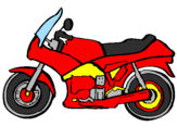 Disegno Motocicletta  pitturato su motos