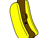 Disegno Hot dog pitturato su francesco o