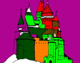 Disegno Castello medievale  pitturato su Yacopo