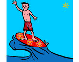 Disegno Surf pitturato su kaytasurf