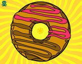 Disegno Donut pitturato su Elisa