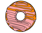 Disegno Donut pitturato su Luca