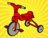 Disegno Triciclo di bambino pitturato su Love1D