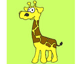 Disegno Giraffa  3 pitturato su AliceRossi