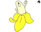 Disegno Banana pitturato su lau452000