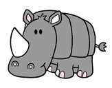 Disegno Bambino Rhino pitturato su martina_93