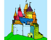 Disegno Castello medievale  pitturato su samuelgiul