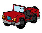 Disegno Jeep pitturato su Flaviomax