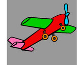 Disegno Aeroplano giocattolo pitturato su tommy08