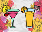 Disegno Due cocktail pitturato su Vera