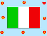Disegno Italia pitturato su sara36