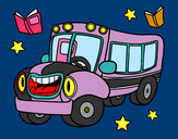 Disegno Autobus animato pitturato su ManCuba