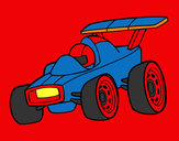 Disegno Carro rapido pitturato su marco5
