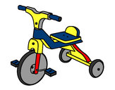 Disegno Triciclo di bambino pitturato su deboragall